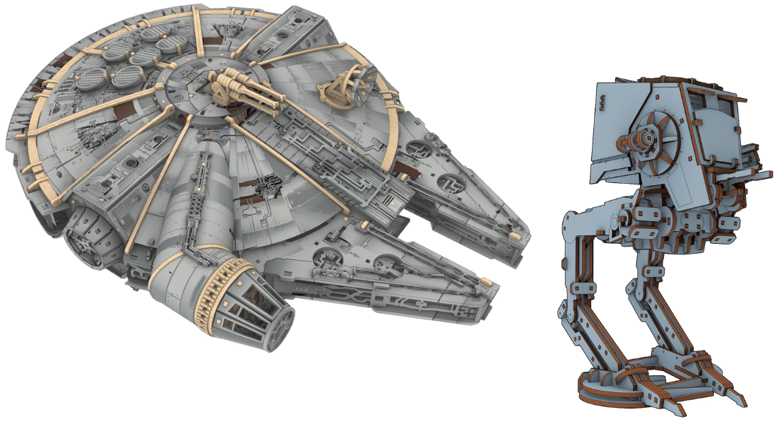 ugears star wars bouwsets van hout (2)